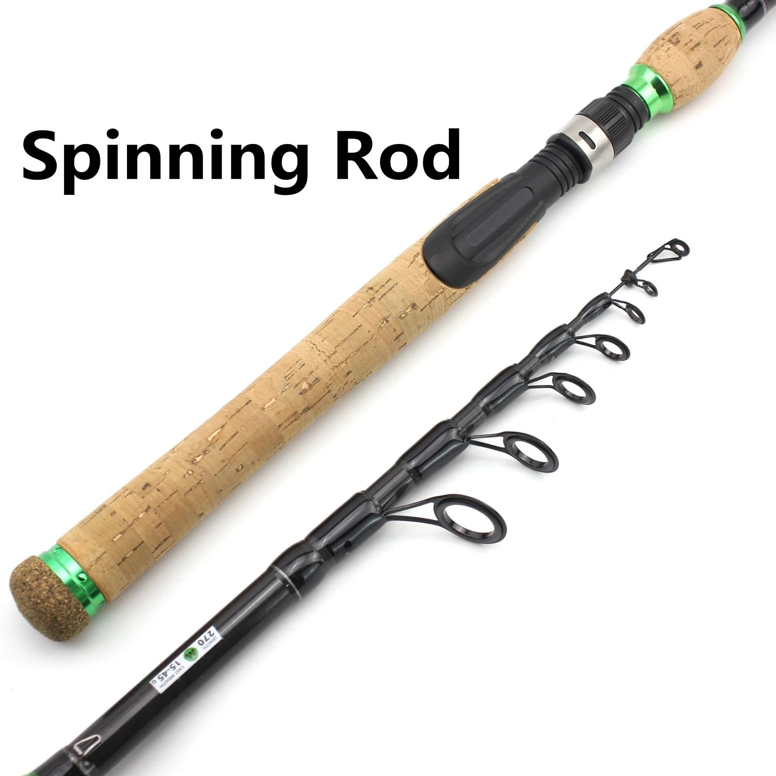 1 Pieza Modelo YG027 1,8 M 2,1 M 2,4 M 2,7 M CAÑA CAÑA DE Pescado Señuelo Spinning Pesca de Carbono Caña de fundición telescópica Tiro Largo rápido Trucha Lago Caña de Pescar