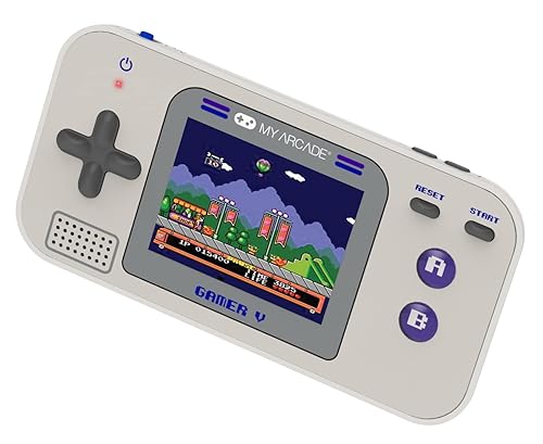 Miniatura 3 de My Arcade Gamer V Classic-Purple sistema de juegos portátil con 220 juegos, pantalla a color de 2.5", tamaño de bolsillo (DGUN-3920)