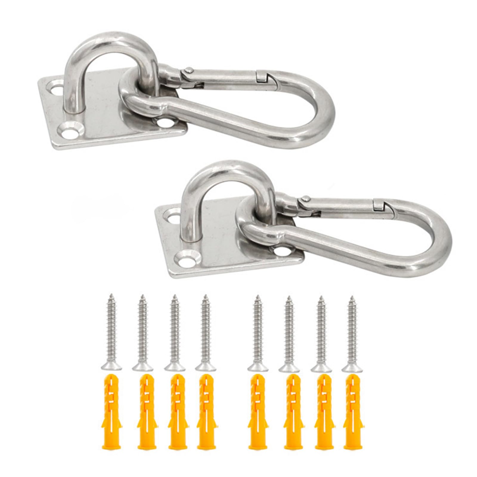 Type Swing Hangers Carabiner Clip Gym Equipment Load Bearing Beams Hook for Hammocks and Yoga Swivels Hook for Hanging Chair