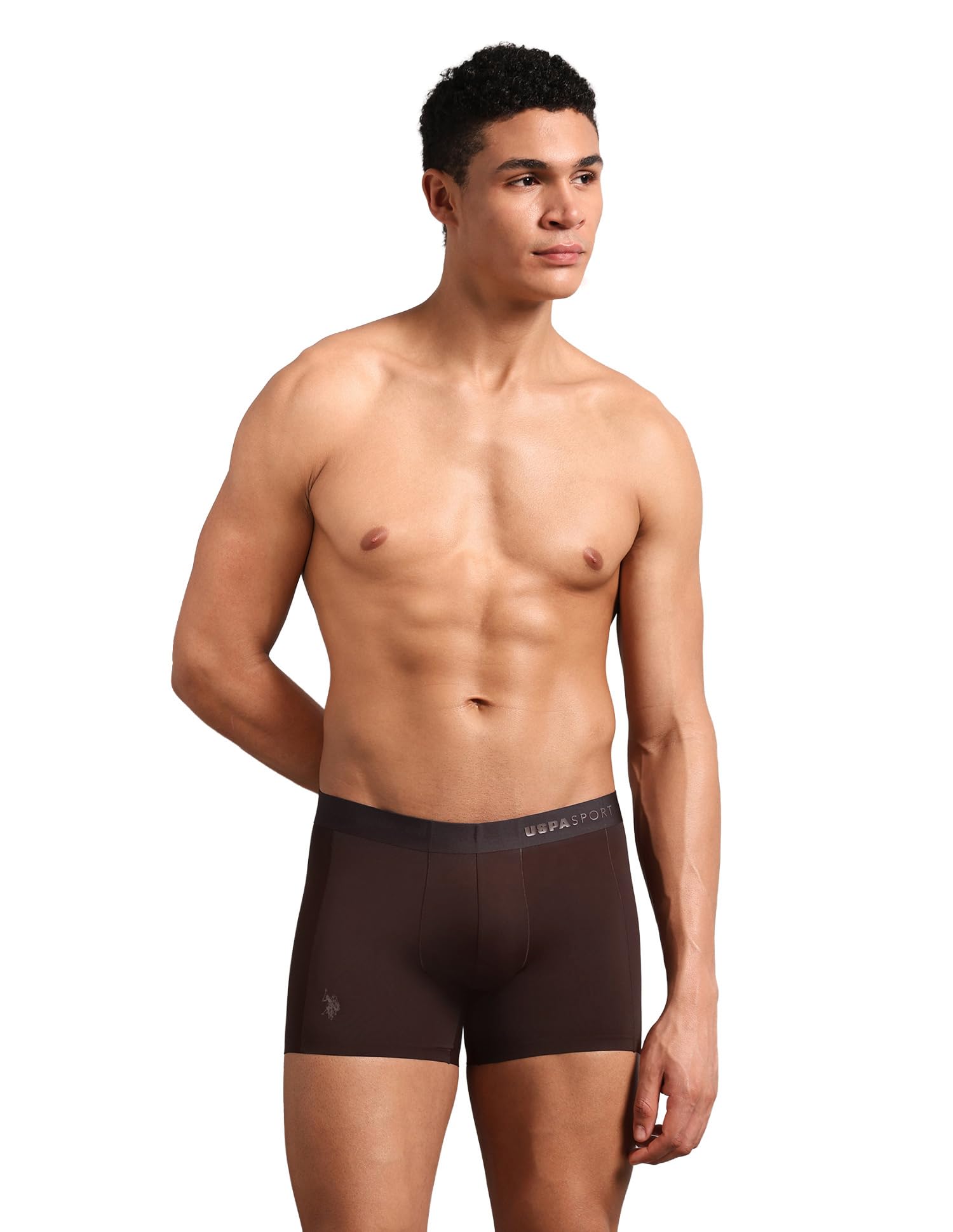 u.s. polo assn. Men's Nylon Micro Fibre Seamless High Stretch Underwear Trunks-picture-19