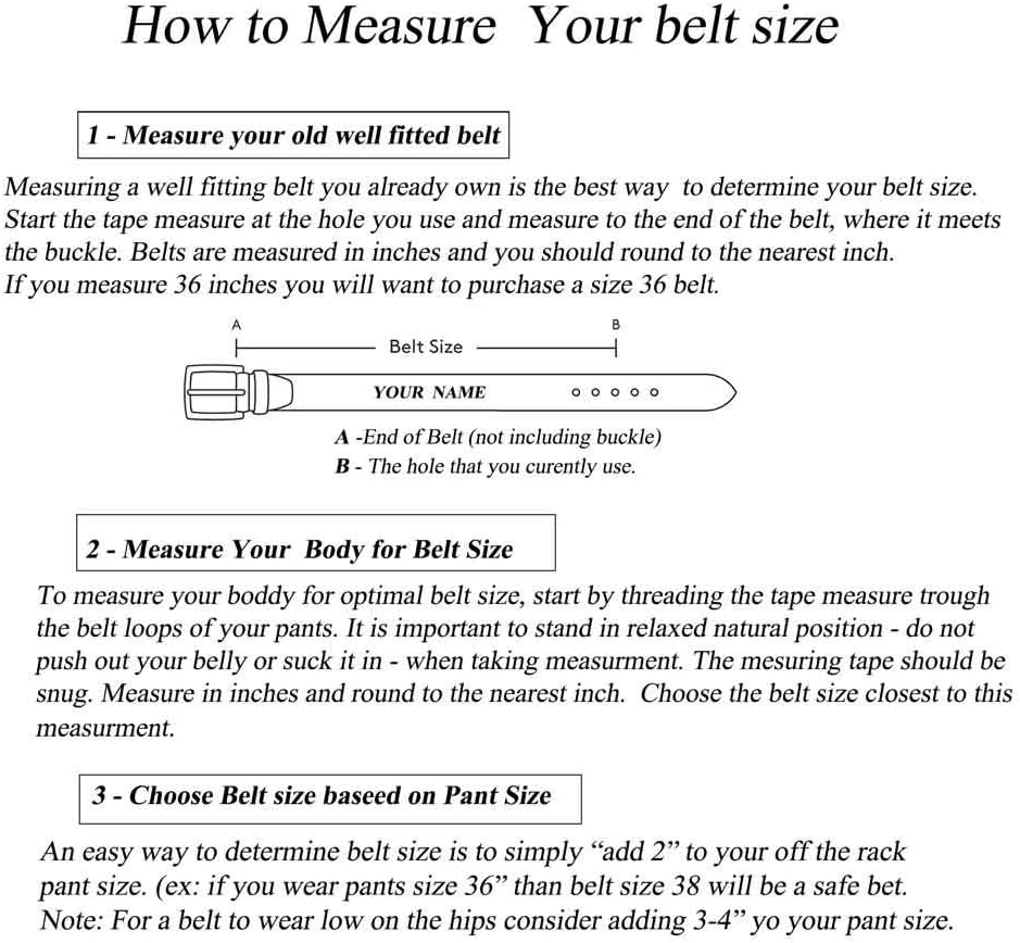 Personalized Leather Belt - Custom made Leather Belt Personalized with Your Name/Text - Made in USA by Pitka Leather