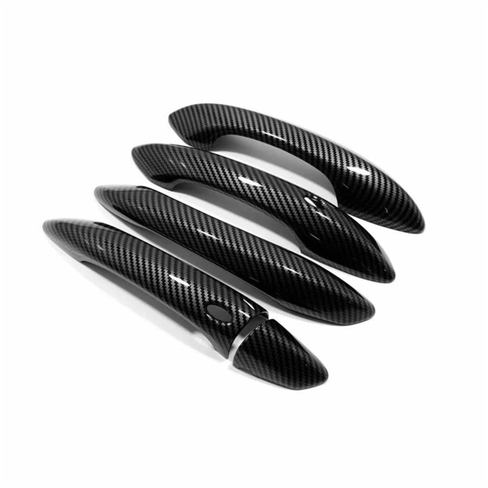 NOHEEU Car Exterior Door Handle Cover Decorative Replacement Parts for Hyundai for Tucson NX4 2021-2024(Black)