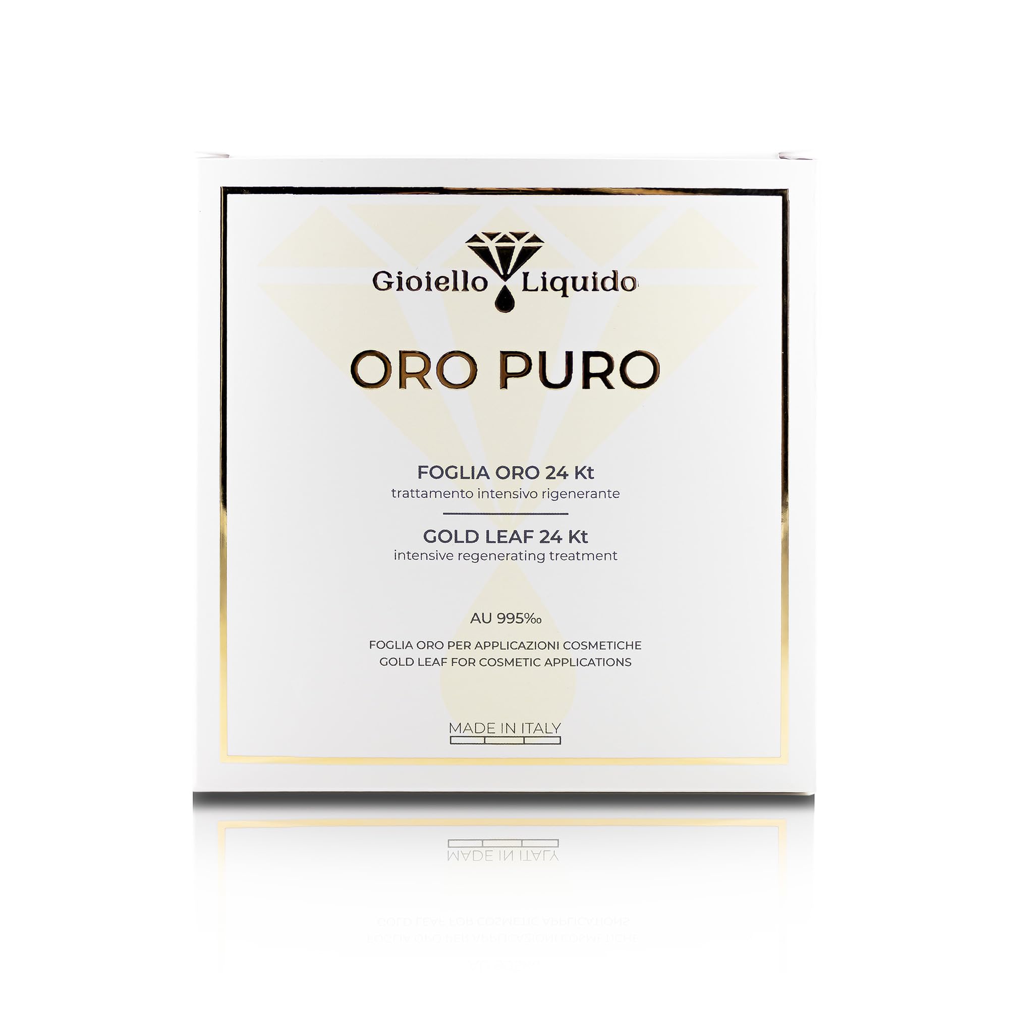 Effet Liftant Instantané Visage Or Pur Certifié Feuille d'Or 24K - 100% anti-âge