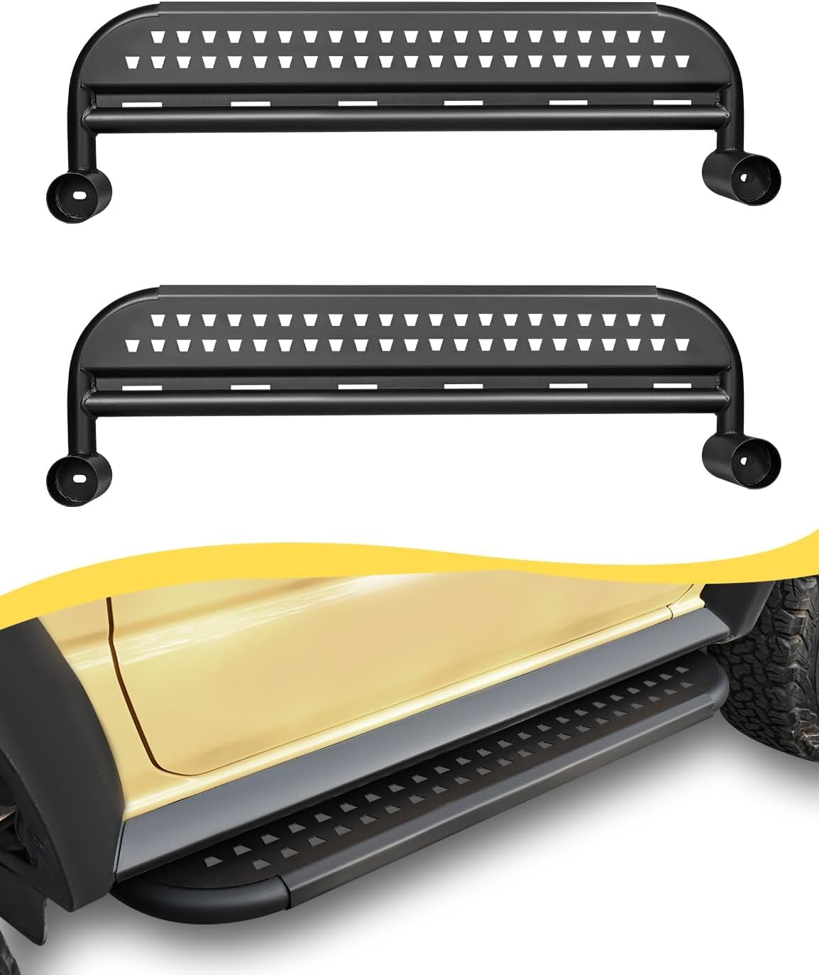ジムニー専用 JB64/74サイドステップバー平型 Amazon.co.jp: ジムニー JB64/74 サイドステップバー 乗降便利 衝突