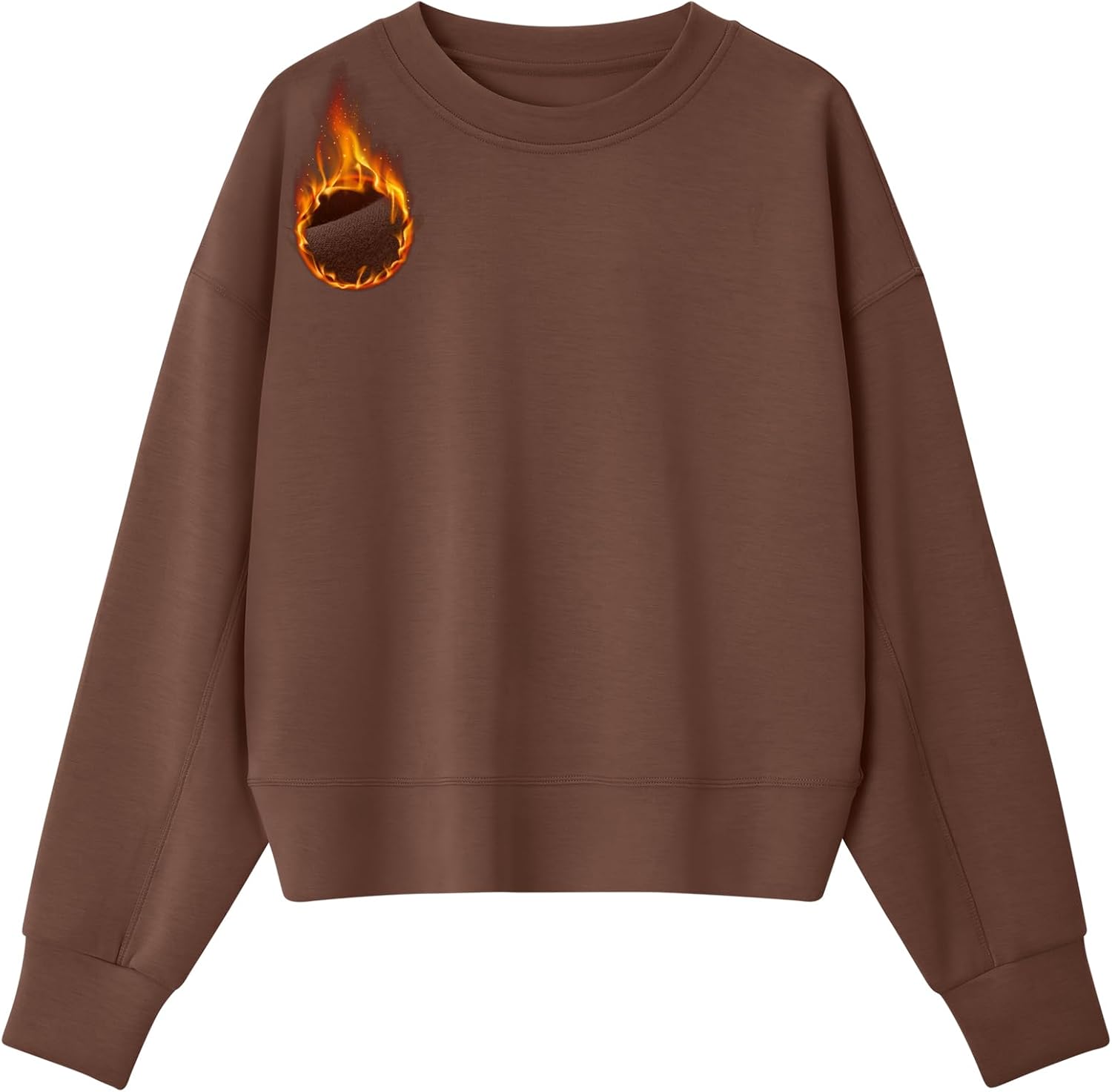 G4Free Smoofit Modal Soft Women's Fleece Sweatshirts Crewneck Pullover Hoodies Long Sleeve Casual Tops