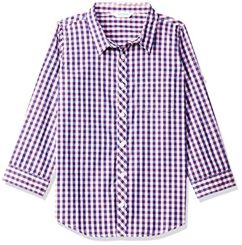Image of miniklub Kids Full Sleeve Collared Woven Cotton Shirt, Pack of 1 (Multi Color)