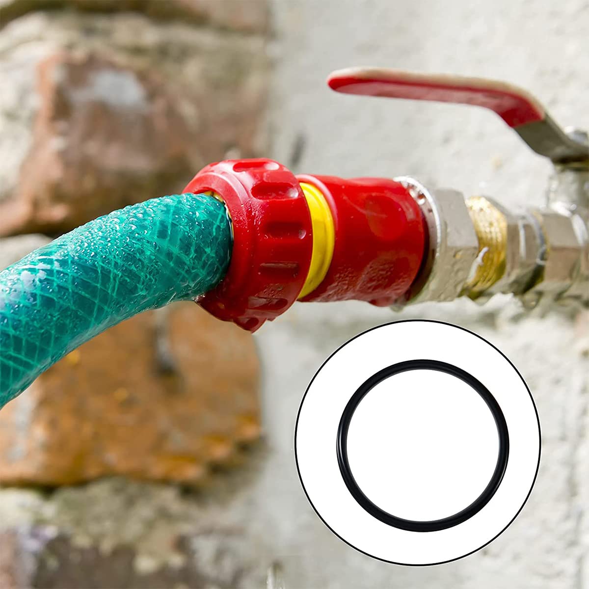 Anello di tenuta in silicone, guarnizione O-Ring, Kit di attrezzi for compressore del climatizzatore for auto, set di assortimenti di guarnizioni for rondelle in gomma 437mmx7mm, 425mmx7mm (dimensioni
