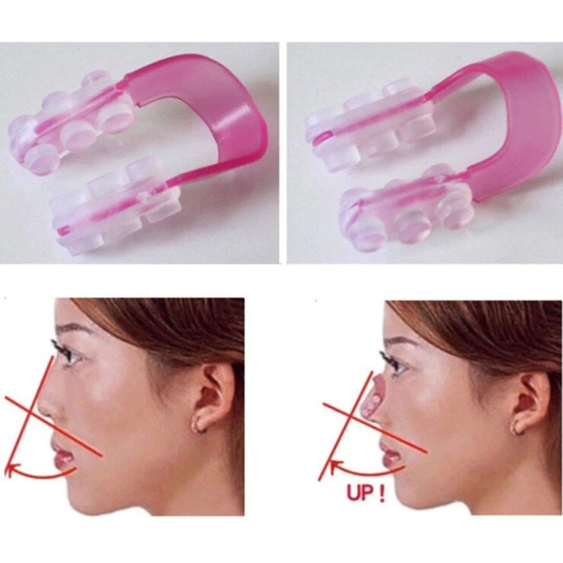 Digital Shoppy 1Pc Magic Nose Shaping Shaper Lifting Bridge Straightening Up Clip +1 Pc Nose Clip Shaper 2