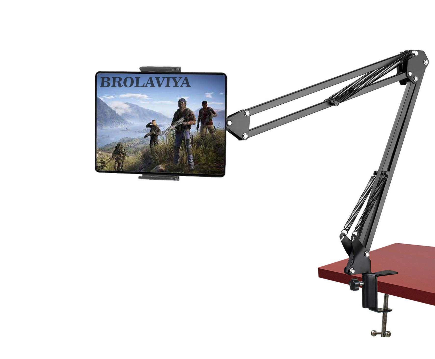BROLAVIYA Tabletop Cell Phone Tablet Stand, Gooseneck Flexible Lazy Arm Bracket for Both Mobiles and Tablets Device 4~11 inches Diagonal inches Display Mount for Desktop Bedroom, Office, Kitchen (B08PBF4LQT) Amazon Price History, Amazon Price Tracker