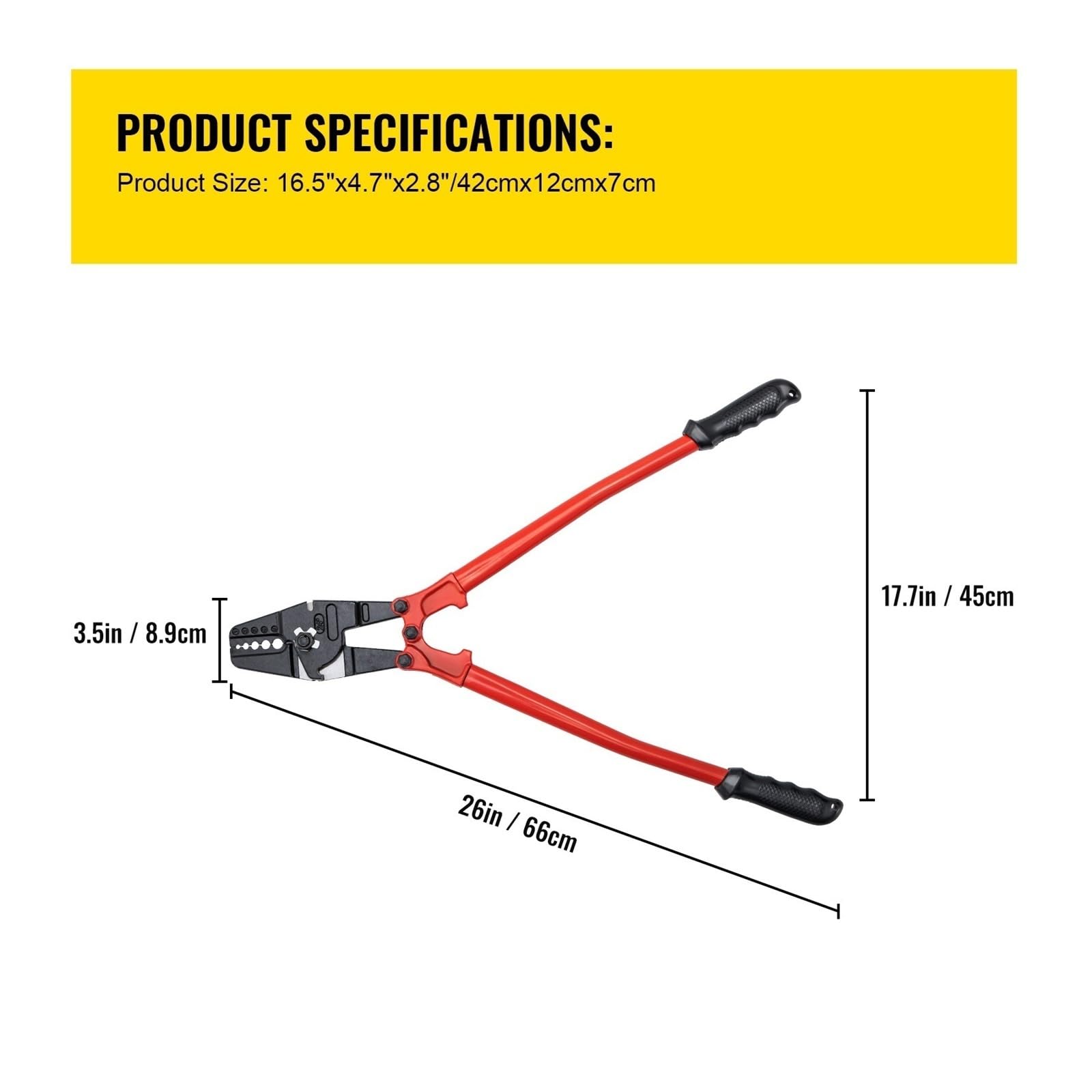 Pinza crimpatrice for cavi metallici da 24/30 pollici, manicotto isolato, pinza for in ​​alluminio e rame, doppio for pesca Per principianti del fai da te(30 Inch)