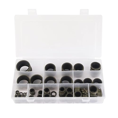 Vista 150 de Kit de juntas de servicio de arandela de trituración de tapón de drenaje de caja de transferencia y diferencial, repuesto para Toyota/Lexus