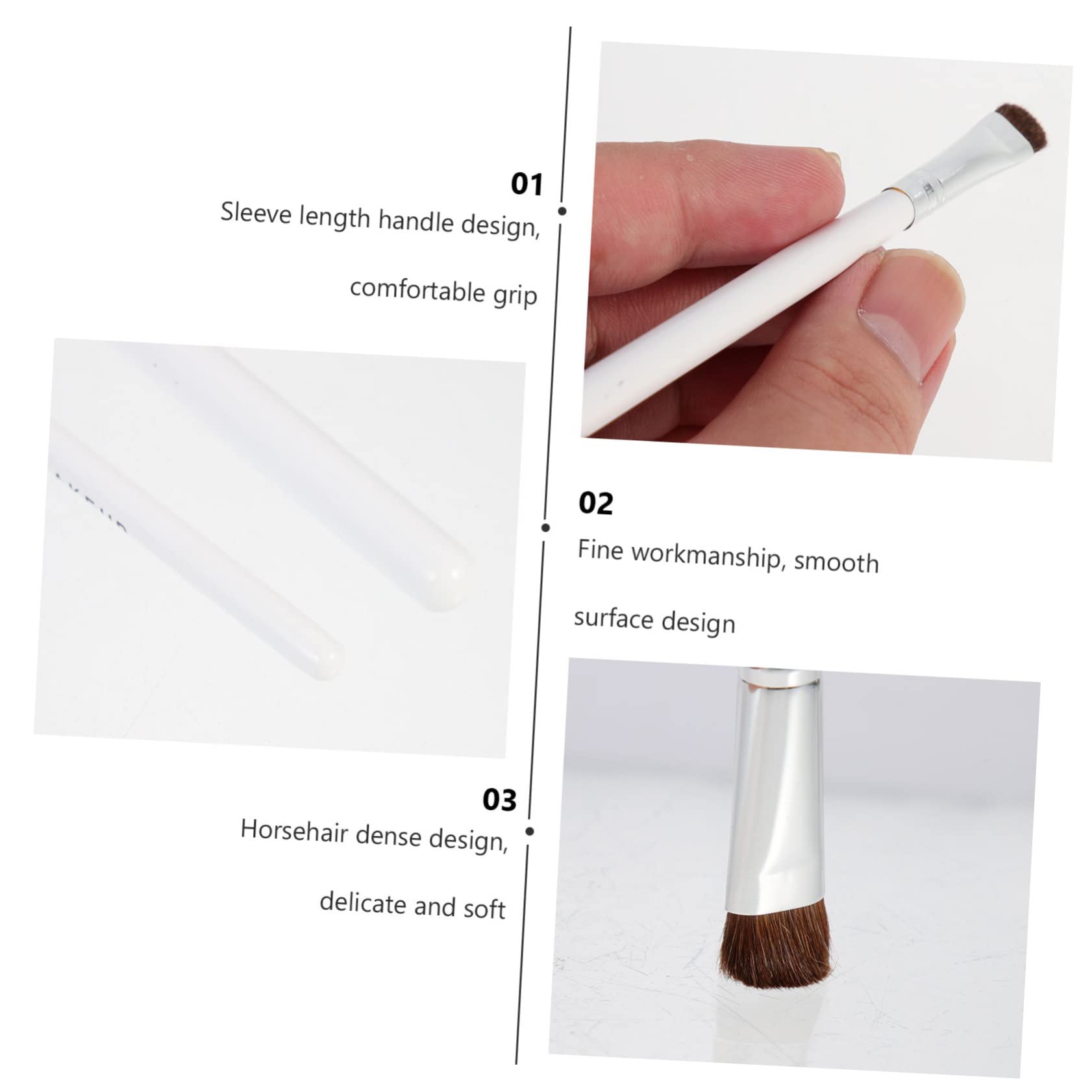 MAGICLULU 21 Piezas Juego Brochas Para Sombras Ojos Aplicadores Maquillaje Brocha Maquillaje Para Mujer Cepillar Cepillo Herramientas Mezcla Aluminio Perder