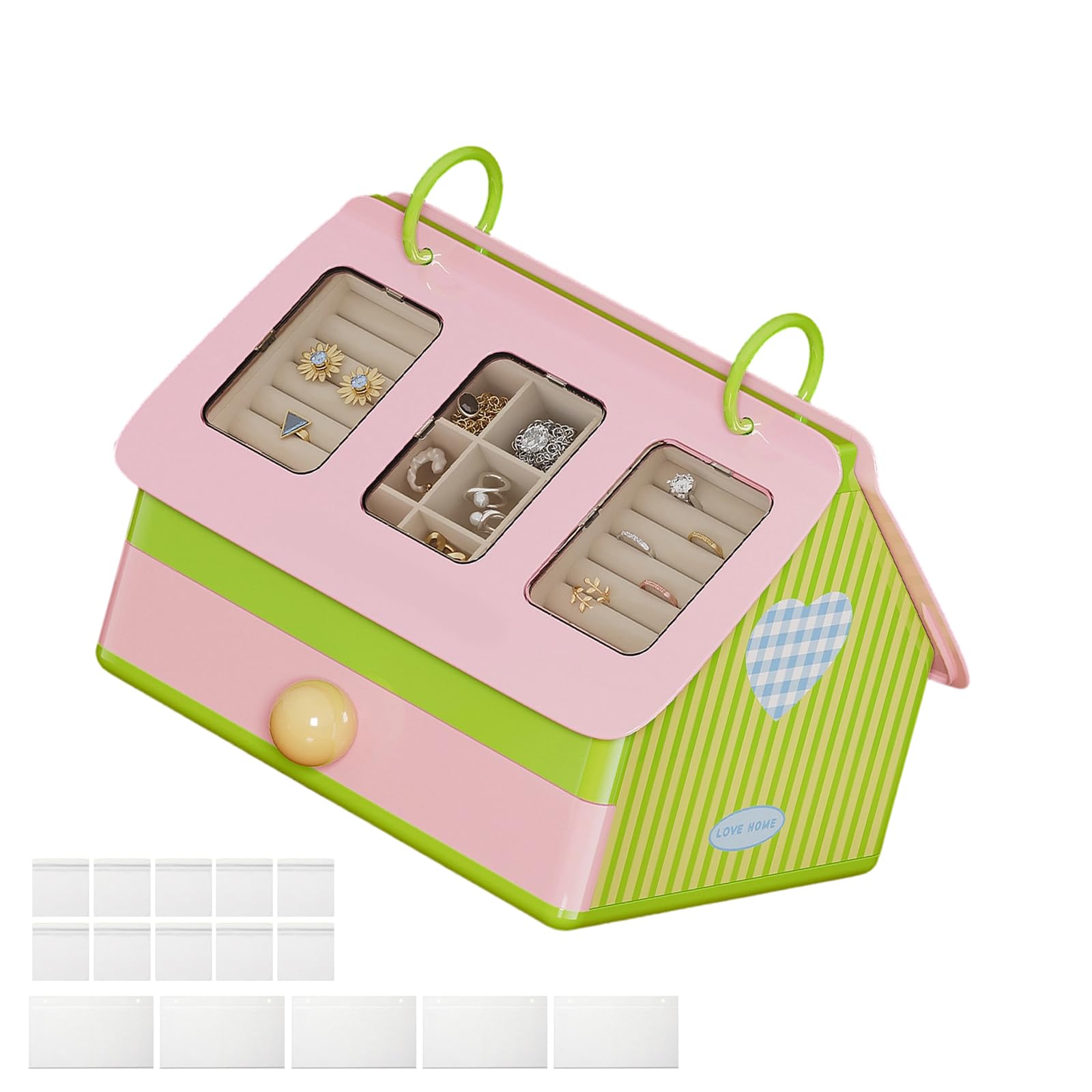 Boîte de rangement à bijoux pour organiser facilement vos colliers et bagues à la maison
