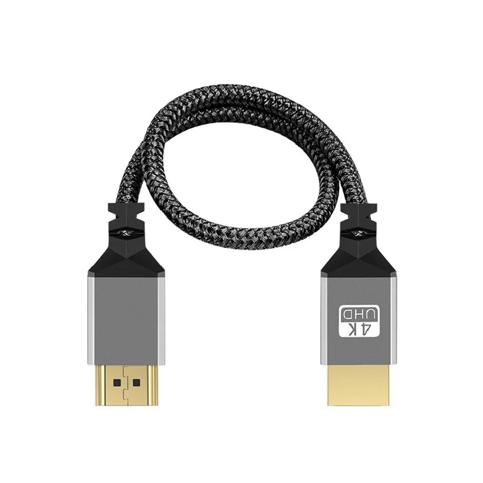 4K 120Hz HDMI-Kabel (48 Gbit/s, 1 M–10 M, Soft Routing) – Kompatibel Mit HDTV/Laptop/Projektor/PS5/PS4, For UHD-Gaming/Anzeige(2m)