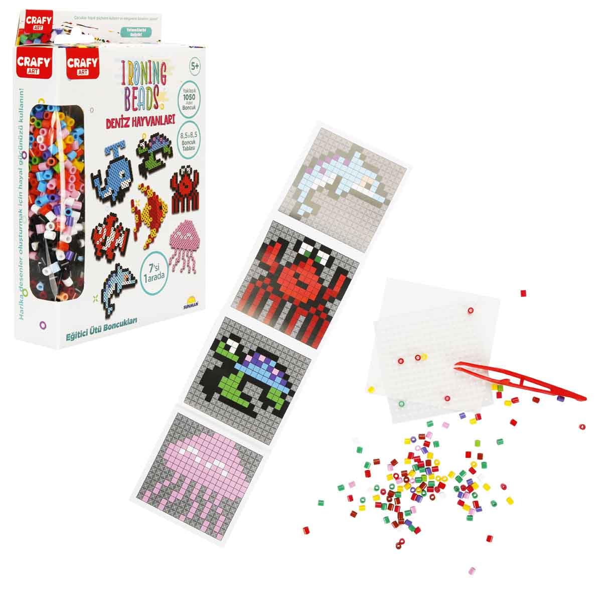 Crafy Hobi Boncuk Aktivite Set Deniz Hayvanları