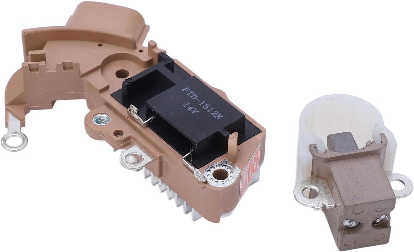 Alternator Voltage Regulator, with brush holder replacement alternator voltage regulator assembly for ES300 Millenia Premium ABS aluminum heat resistant durable performance OE1260001810 replacement