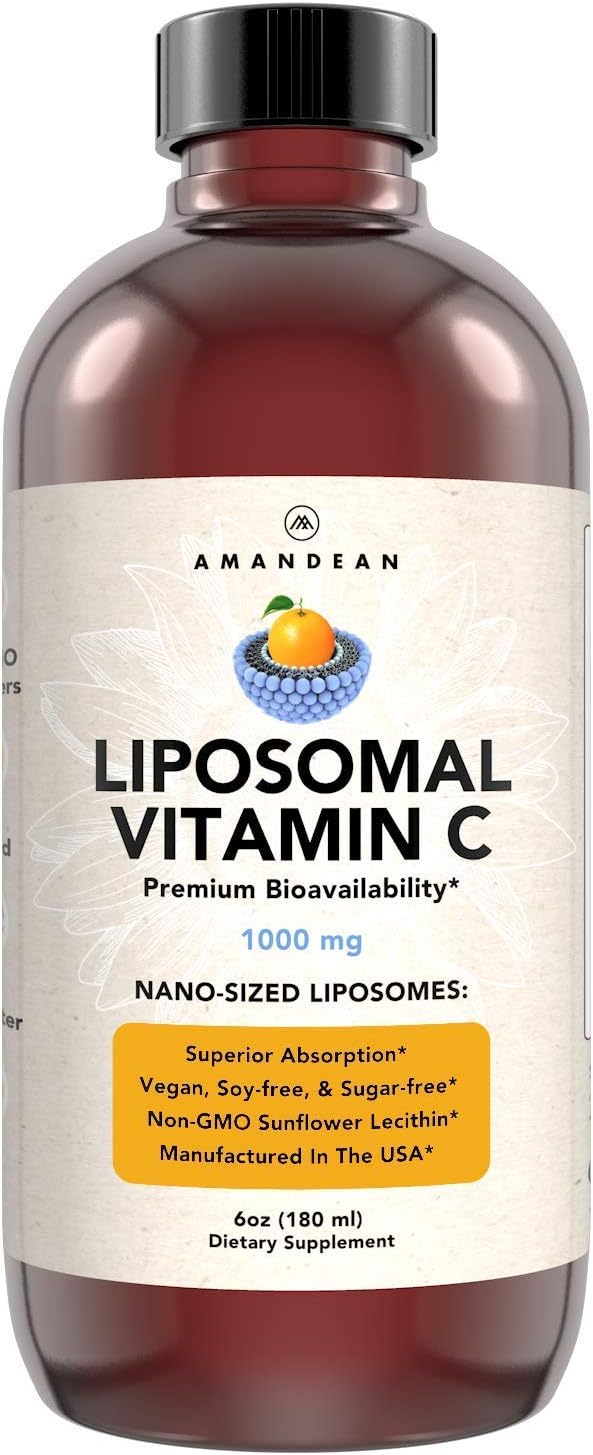 AMANDEAN Liposomal Vitamin C 1000mg. Liquid VIT C
