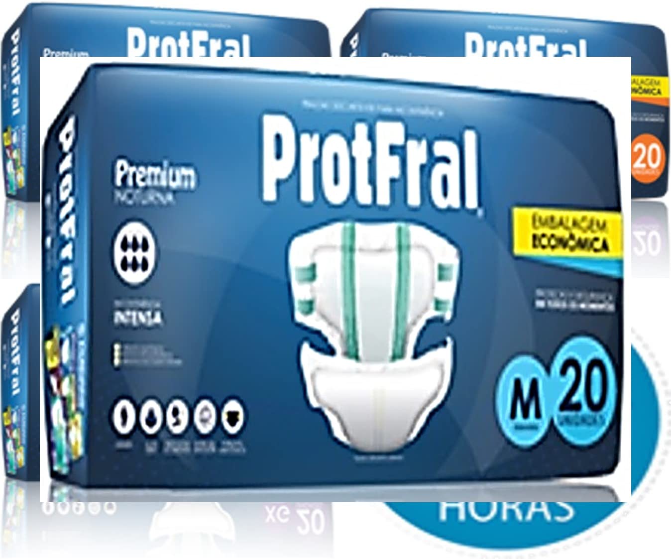 Fralda Adulto Geriatrica Protfral Premium M,g,xg 20un