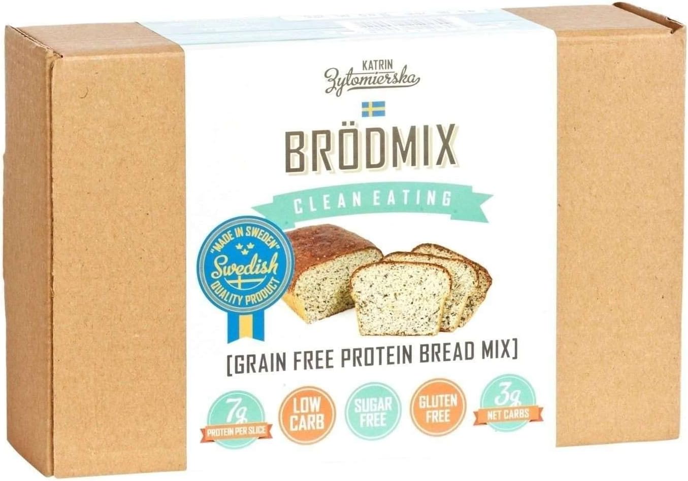KZ Clean Eating Friendly Bread Mix For Healthy Sandwiches Low Carb Keto Paleo 8.5oz