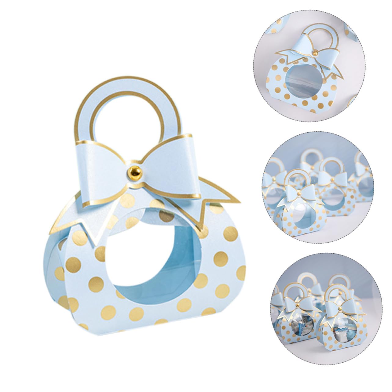 SEWOART 50 Stück Geschenkverpackungen Für Hochzeit Süßigkeitenboxen Aus Robustem Material Für Hochzeits-souvenirs Und Partys