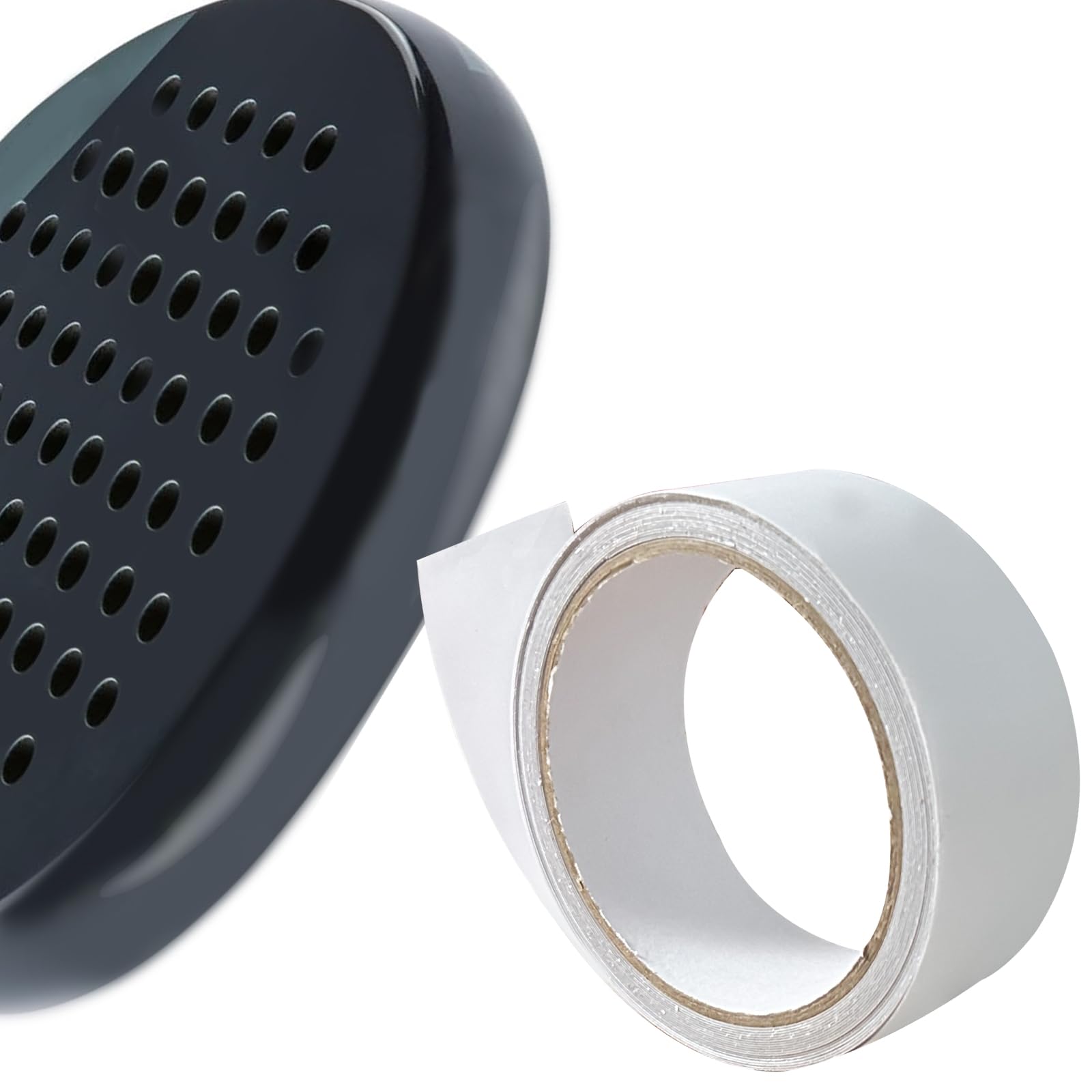 Protection de raquette transparente 3,5 cm x 5 m autocollant cadre durable