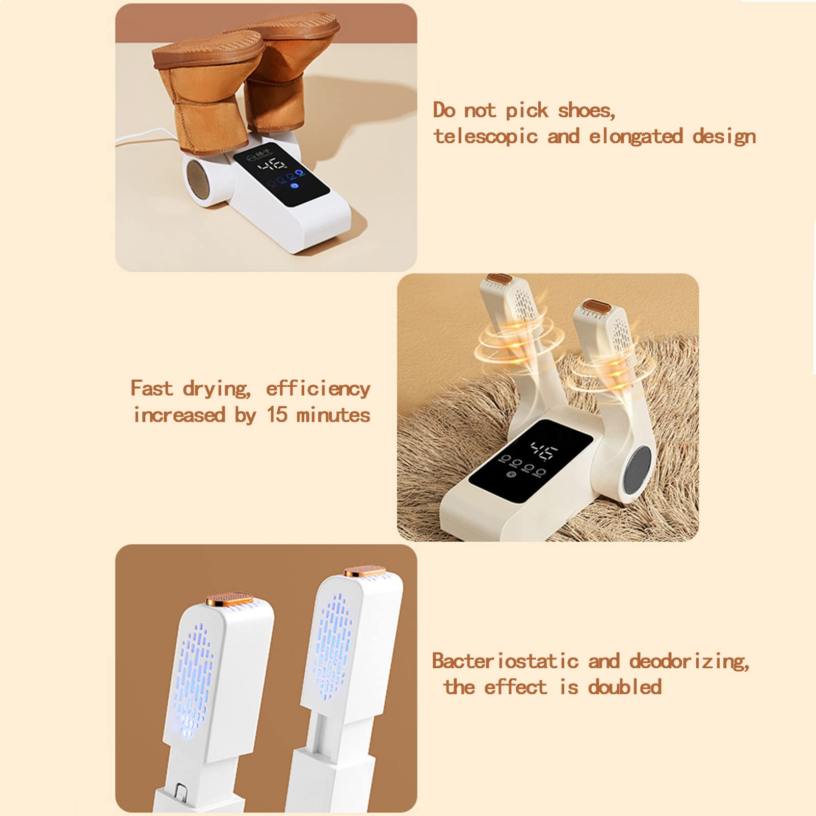 Schoen Deodorizer Droger, USB Elektrische Schoenen Droger Draagbare Droger Machine Schoen Droger Droger Natte Schoenen