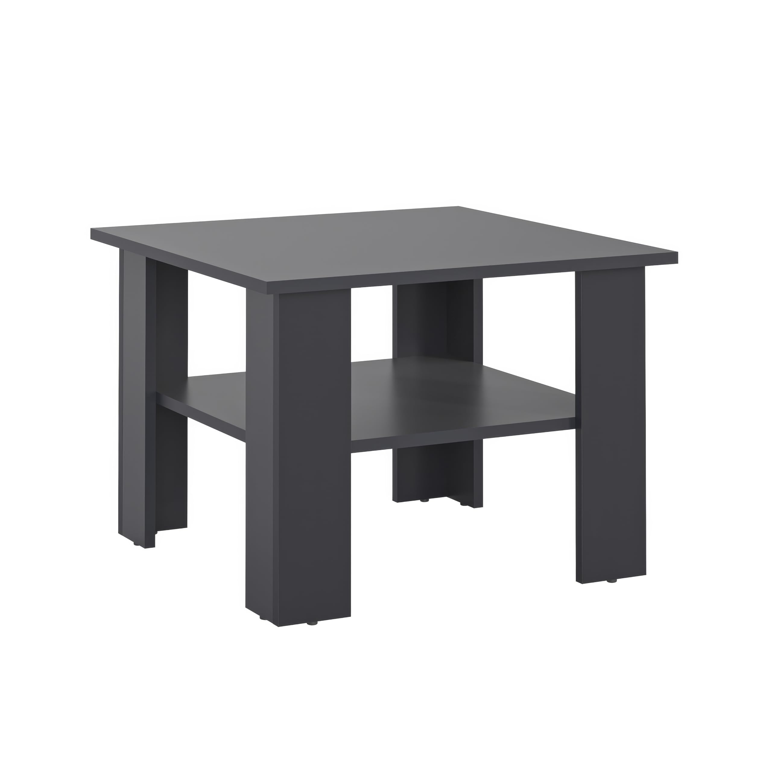 KOMTO Couchtisch Vienna 60x60x43 cm, mit Stauraum