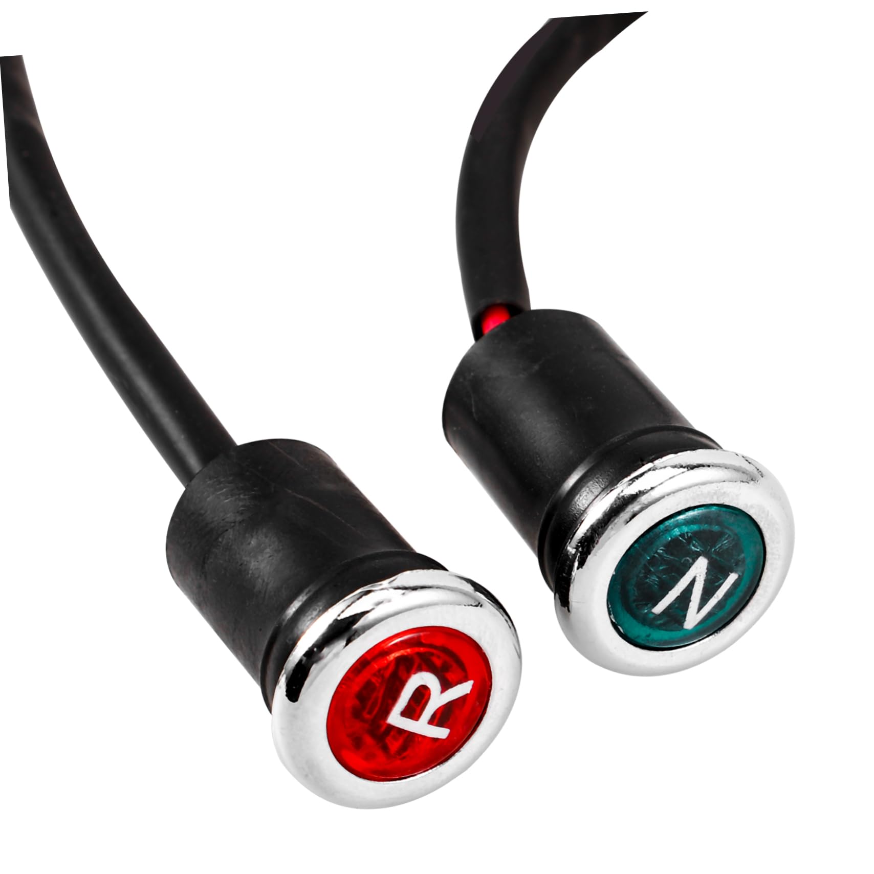 DECHOUS 1 Pair Motorcycle Gear Indicator Light Dual LED Neutral Reverse Indicator for Off Road Motorcycles and Atvs Enhances Visibility Safety Position Detection