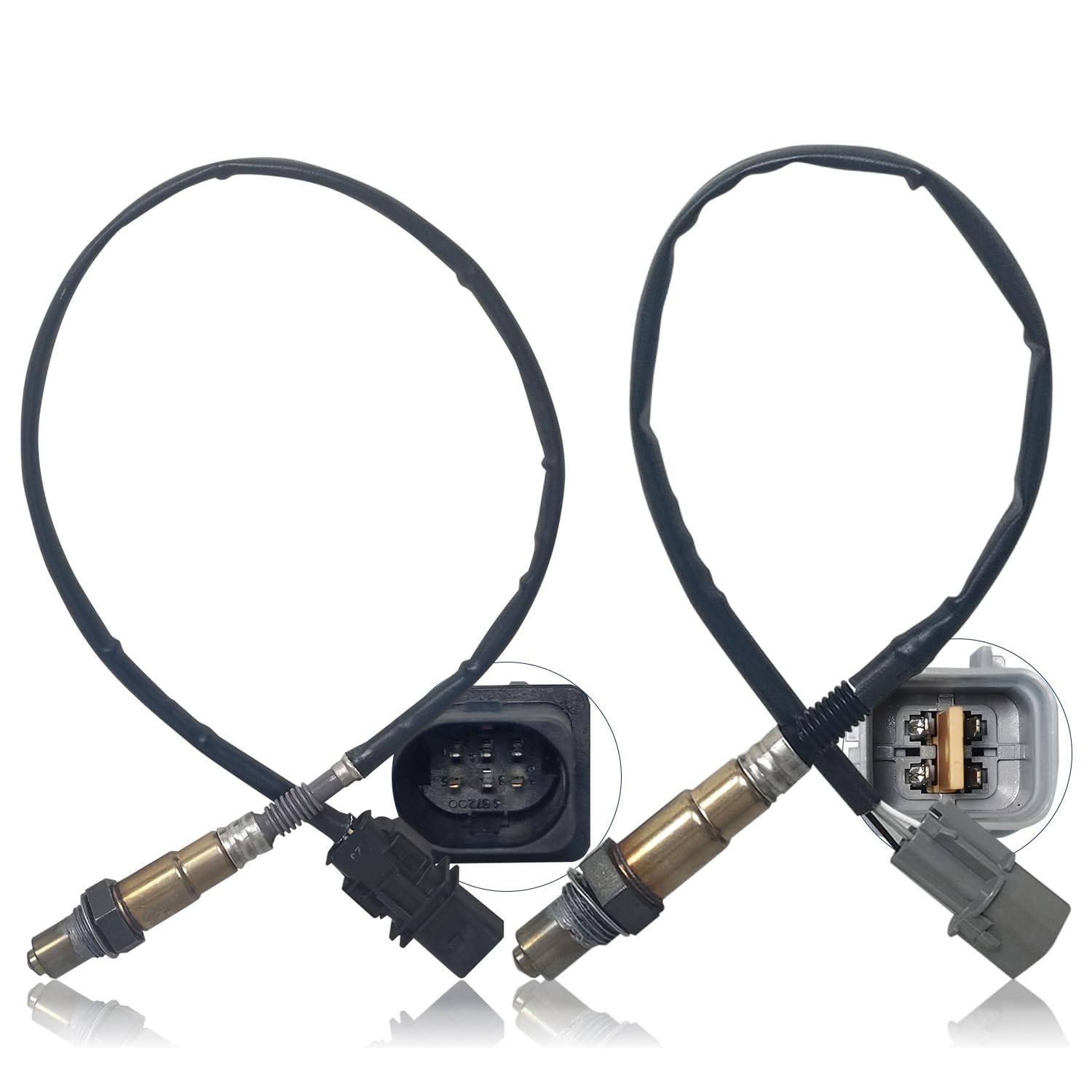 234-5055 234-4568 2pcs Upstream Downstream Air Fuel Ratio Oxygen 02 Sensor Compatible with Hyundai 2012-2017 Accent Veloster 2012-2018 Kia Rio Soul