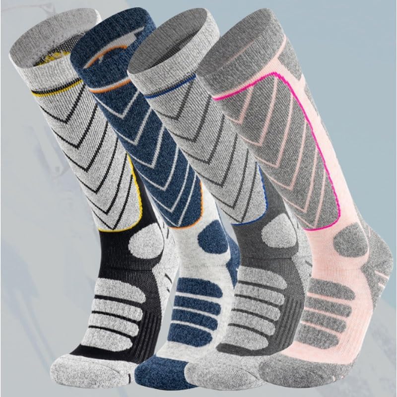 VIDI Ski Socks Winter Long Tube Woolen Sports Warm Hiking
