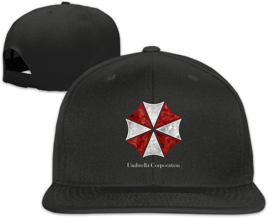 Unisex Resident Evil Umbrella Corporation Logo Baseball Caps Black