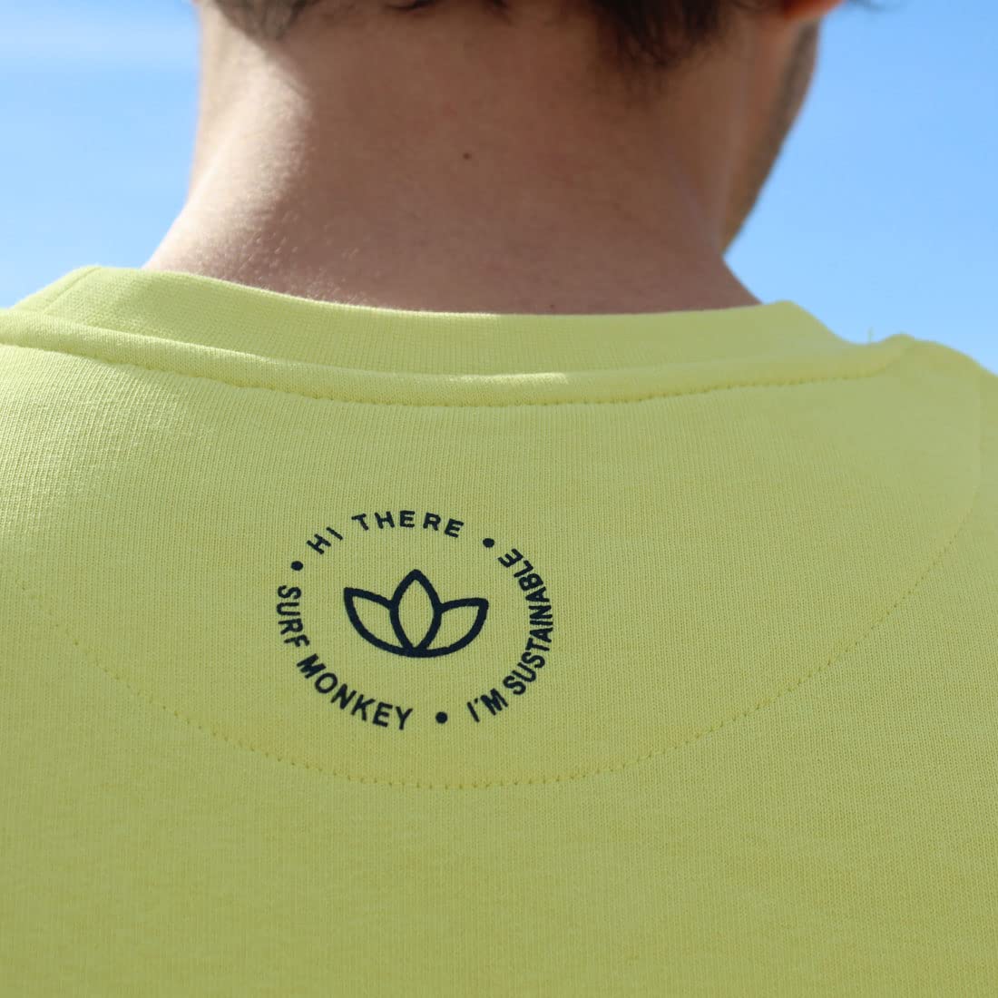 Sudadera clásica de Cuello Redondo para Hombre/Mujer - Sudadera Algodón Orgánico Surf Monkey