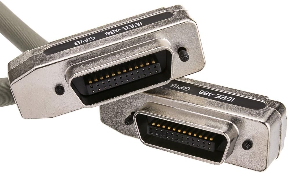CableWholesale GPIB/HPIB Daisy Chain Cable, IEEE-488, CN24 Male and Female on Each End, 1 Meter (3.3 Foot)