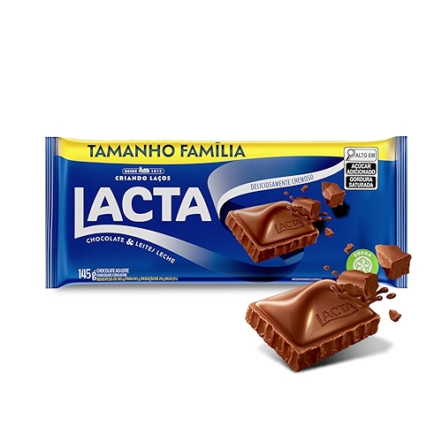 Chocolate ao Leite Lacta 145g