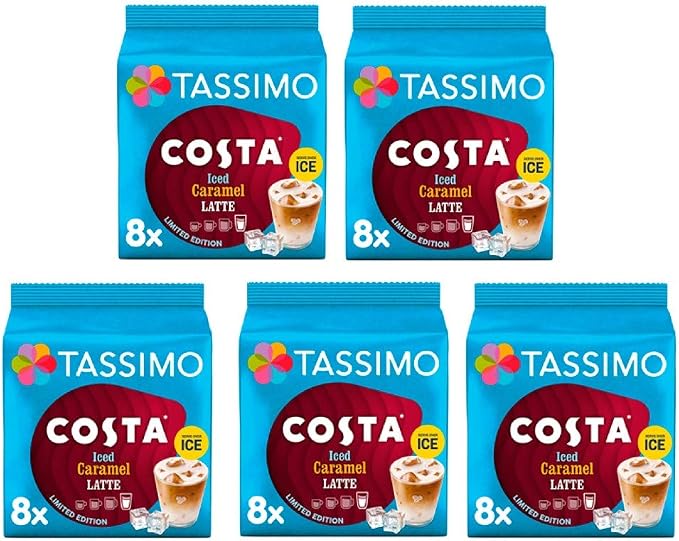 Tassimo Costa Iced Caramel Latte Coffee 