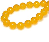 Vista 110 de MJDCB Natural Multicolor Volcanic Lava Stone Round Loose Stone Beads DIY for Jewelry Bracelet Making 15" (6mm, White)