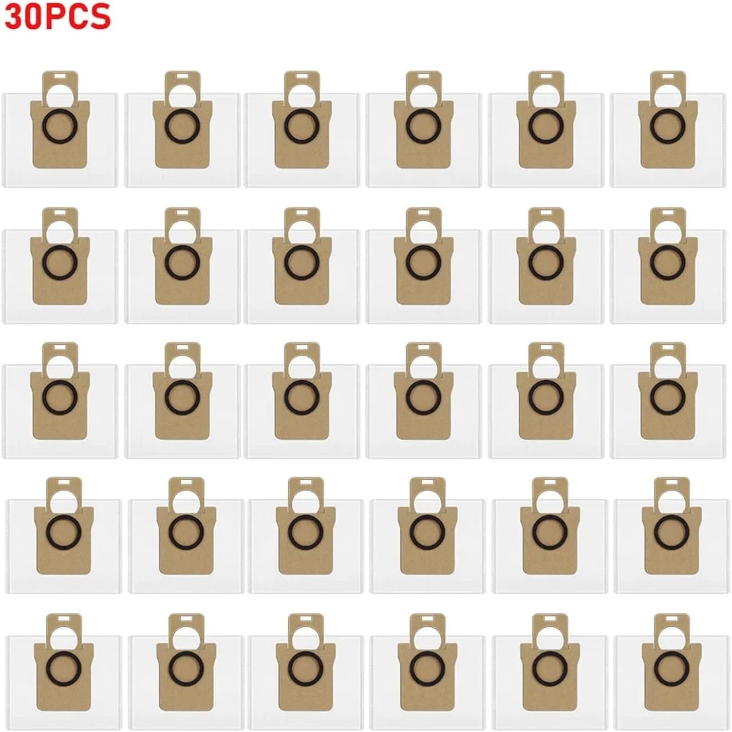 Dust Bag Robot Vacuum Part ，Compatible For JONR， P20 PRO T5 Pro Sweeping Robot Cleaner Cleaning Replacement Accessories Hot Sale(30PCS)