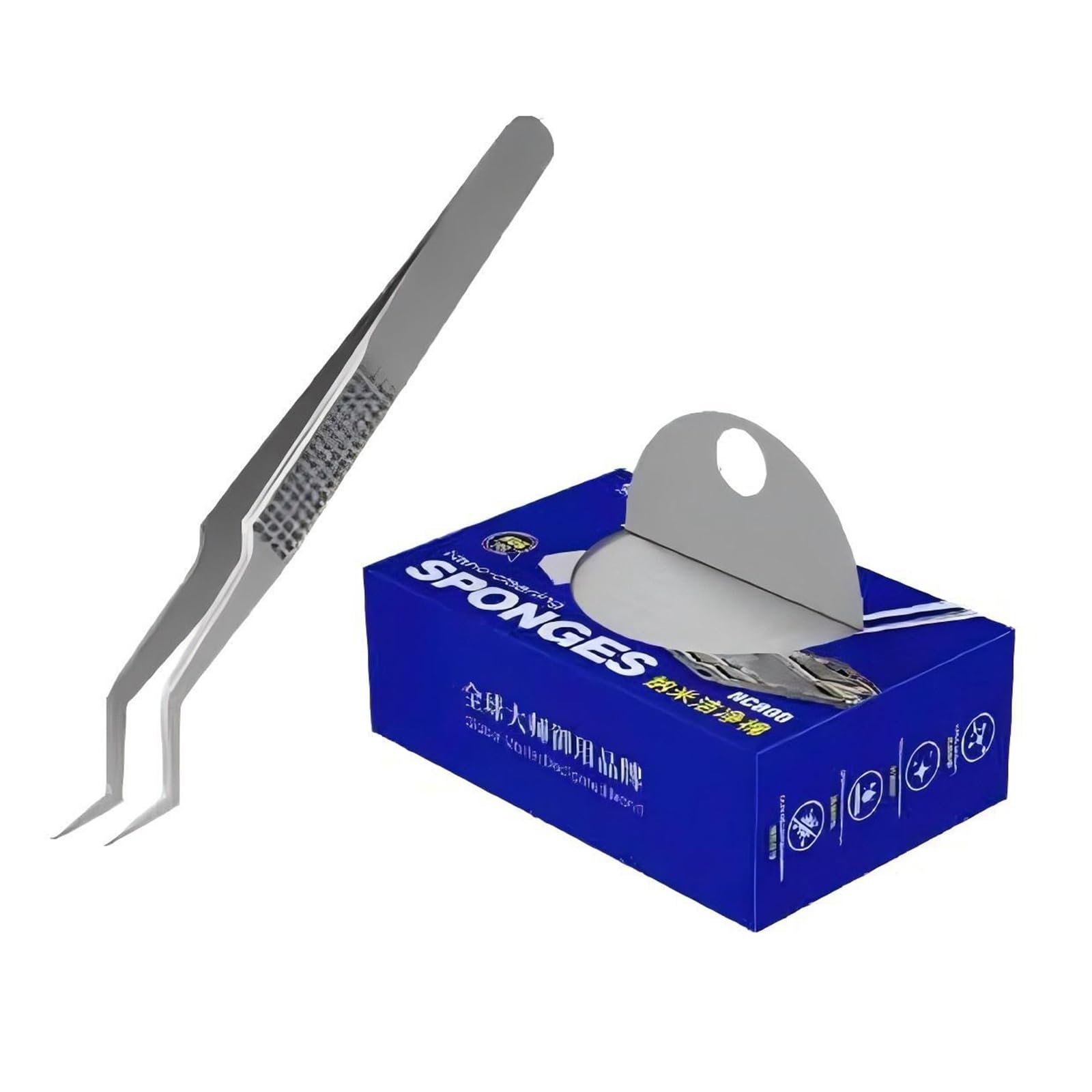 HERAON Electronics Care Set Systems NC800 Sponge with Tweezer Simple to Operate for Keyboards Remover