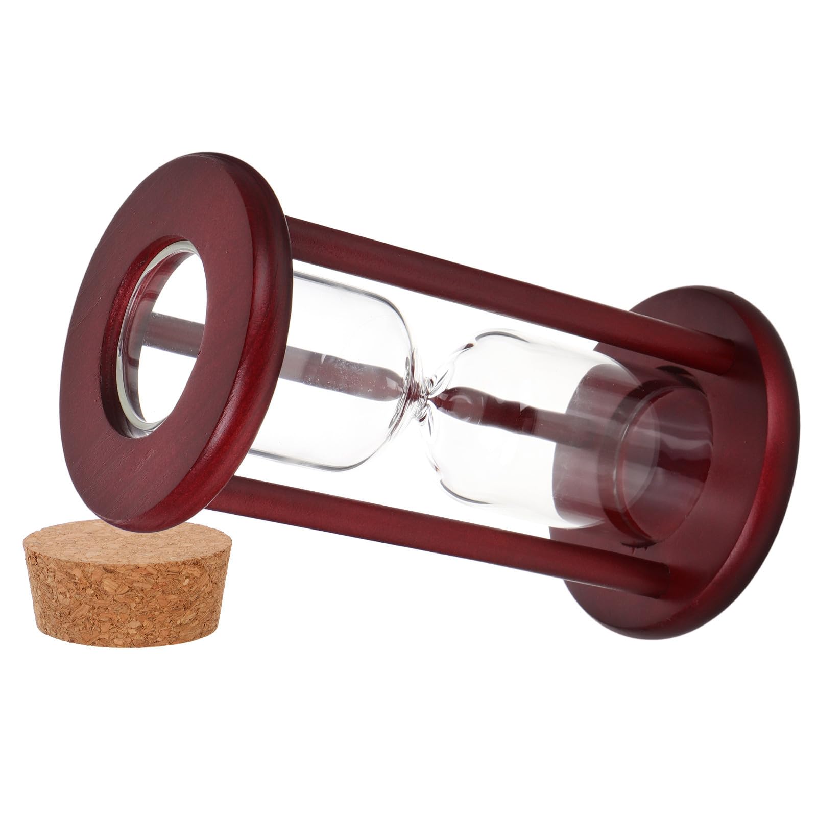 Reloj de arena temporizador multifunción de madera para decoración