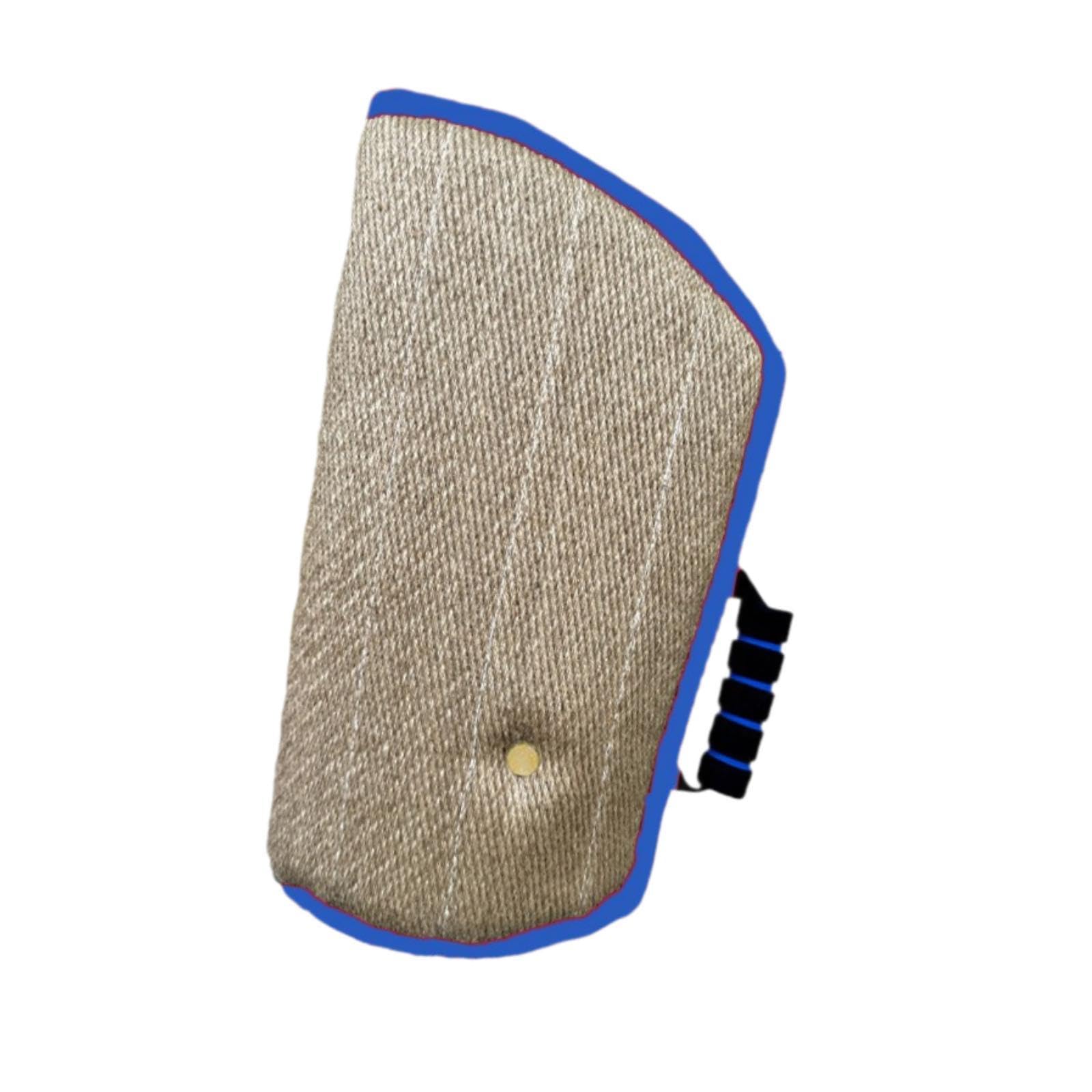 Sharplace Manchon de Bras Mordant pour Chien, Manchon de Bras d'entraînement pour entraîneur d'agilité Professionnel, Manchon de Protection Contre Les morsures, Bord Bleu