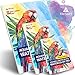 Produktbild HOCHWERTIGES Aquarellpapier A4 A3 A5 Komplettset | 300g Weiß Aquarellblock Set | Jeweils 20 Blatt von Tritart