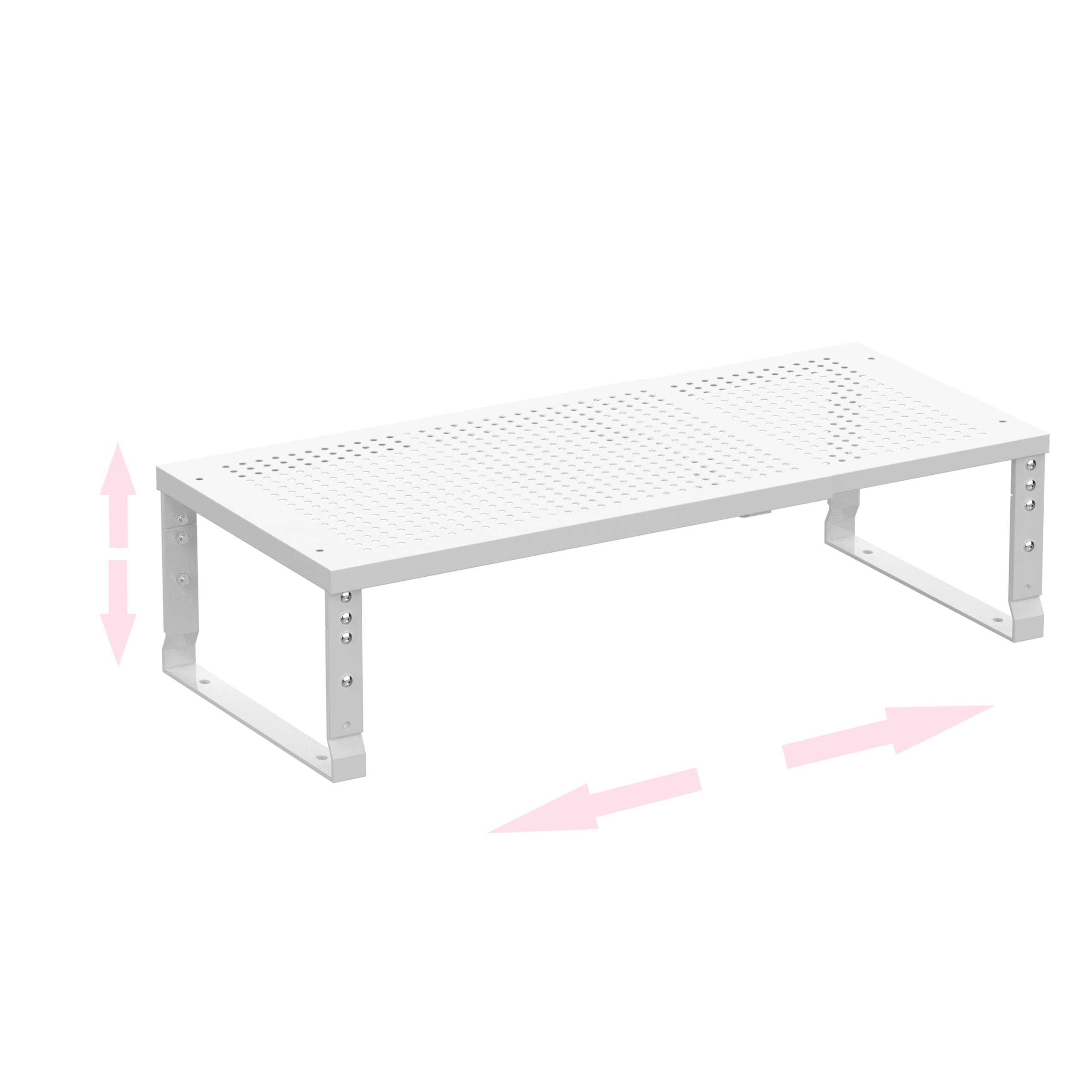 Asiingkel Metal Stackable Expandable Storage Shelf - Multi-Functional Home Storage Shelf, Suitable for Kitchen, Cabinet，Bathroom, Office, Garage, etc.