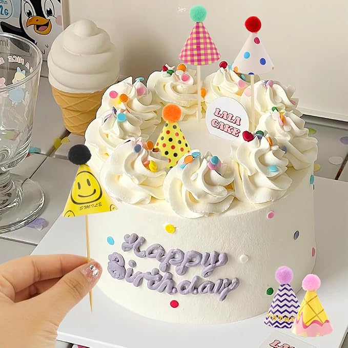 15 Sombreros de Cono para Fiesta de Cumpleaños miniatura 2