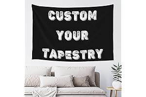 Personalized Tapestries with Vivid Custom Printed Images