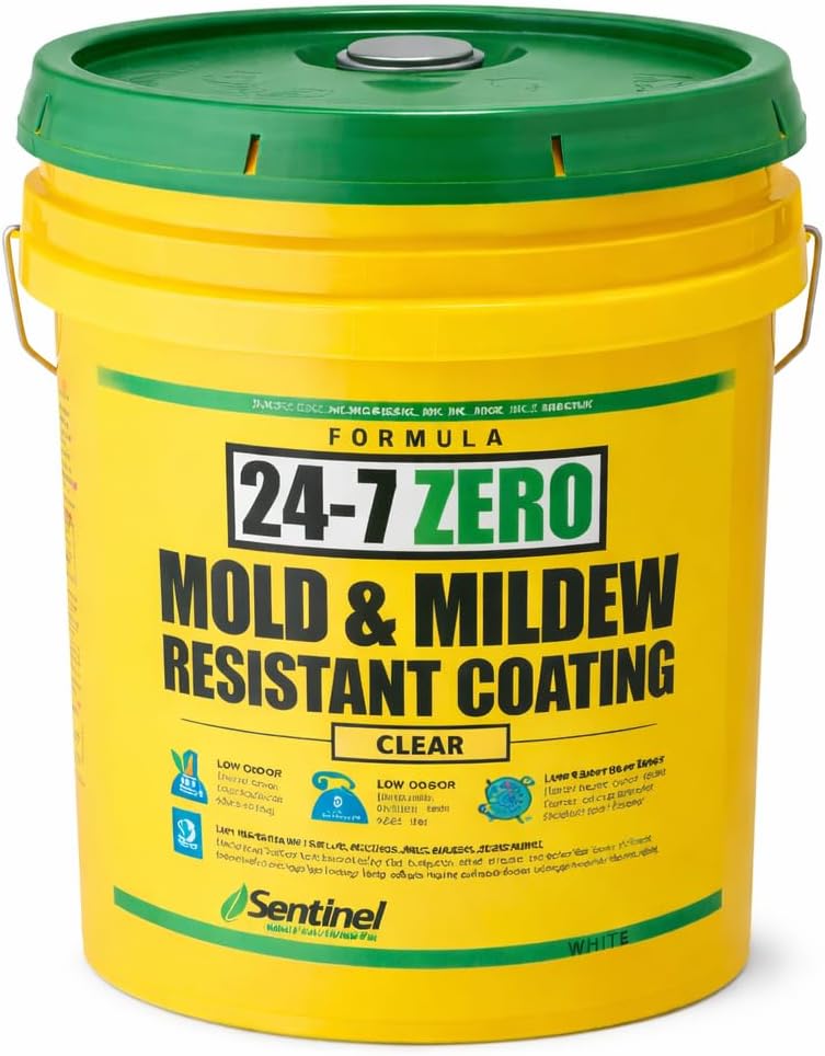 Sentinel 24-7 Zero Interior Mold & Mildew Resistant Coating (5 Gallons, Clear) 24-7ZERO 0