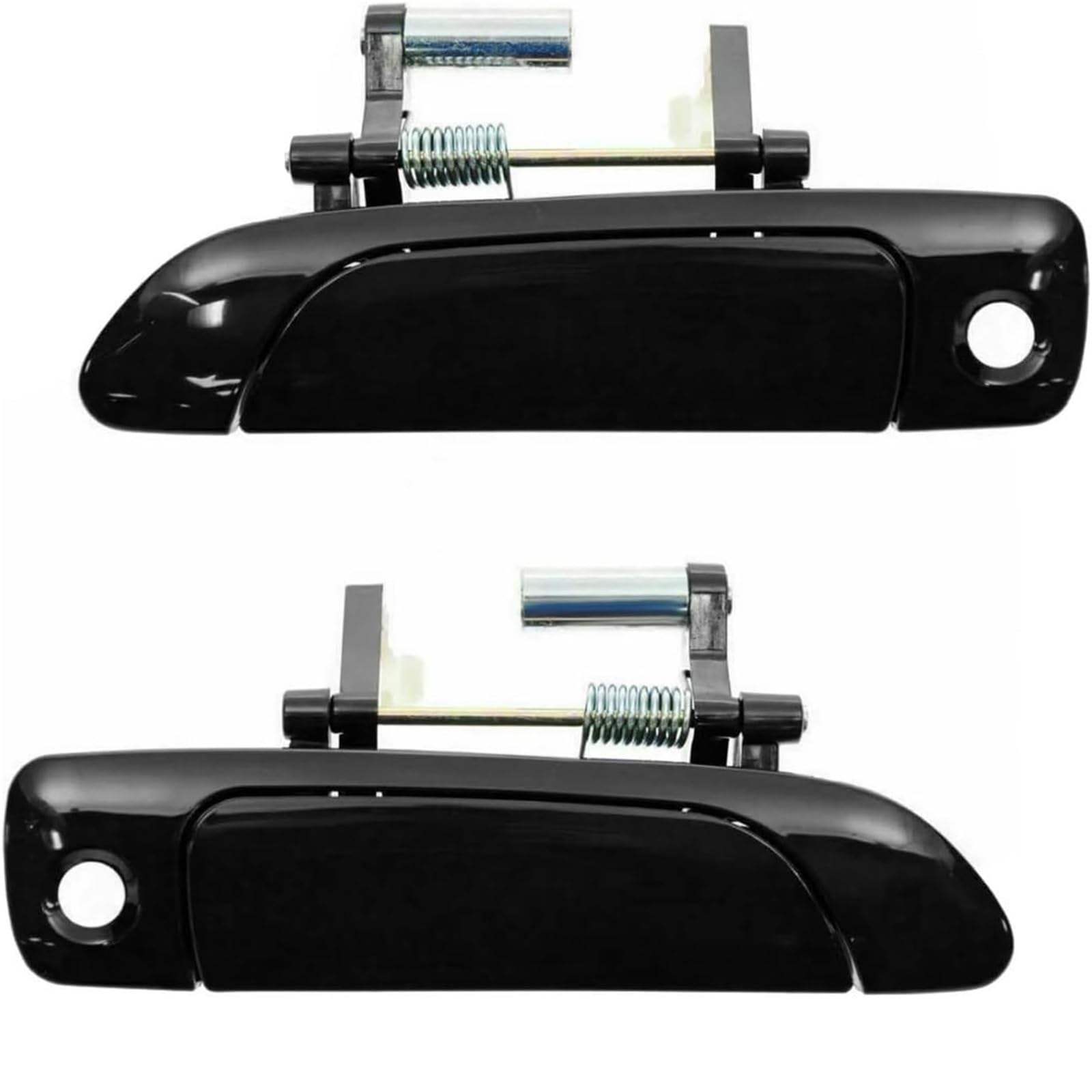 Glymzoi One Color Car Exterior Door Handles Outer Door Handle For Civic 2001-2005 2Pcs/Lot Front Exterior Outside Handles Set Black Lh Rh