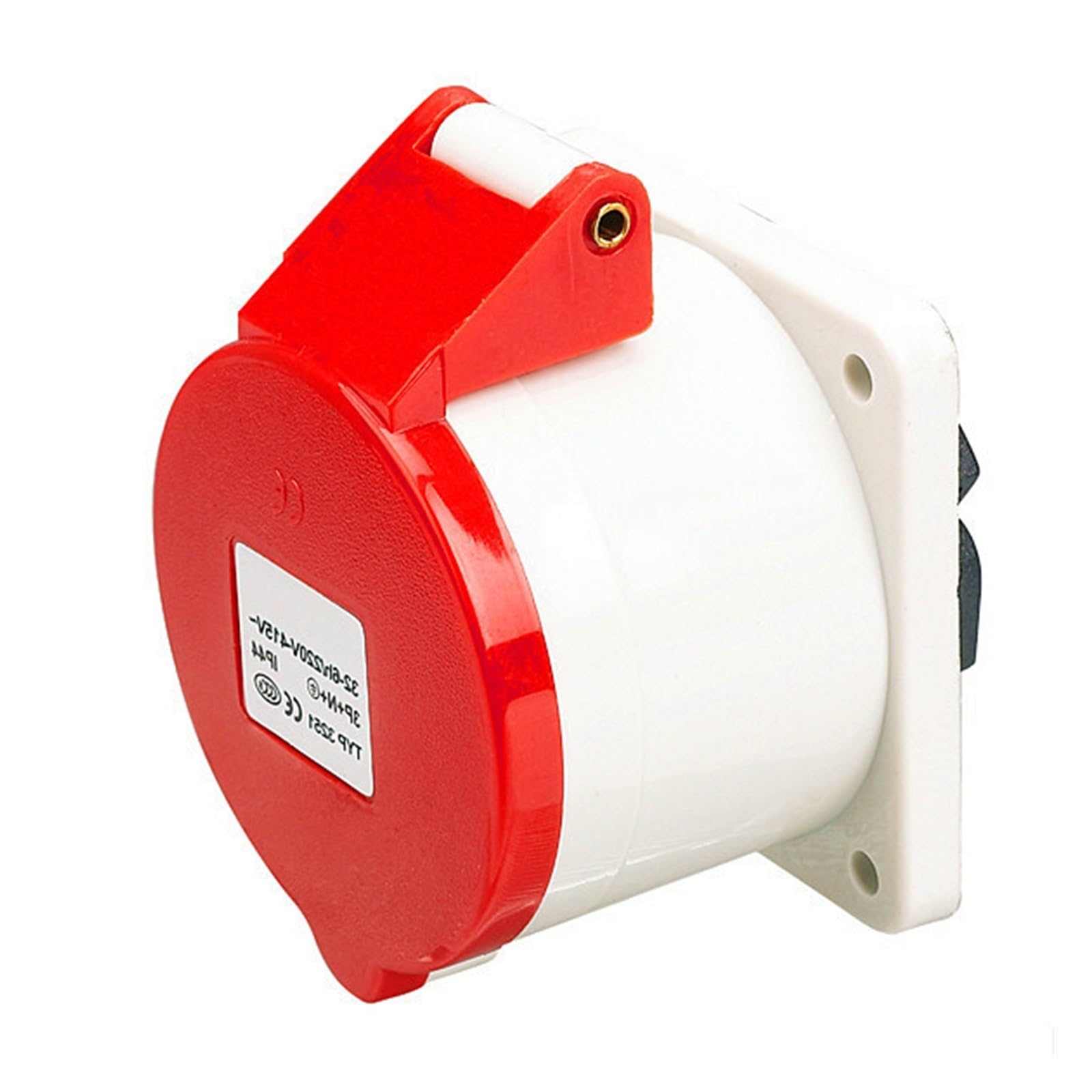 MUYTQAERG IP44 Conjoined Industrial and Socket Connector Three-Phase Electricity 3 cores 4 5 Holes 16A/32A(Concealed socket 32A five core 325)