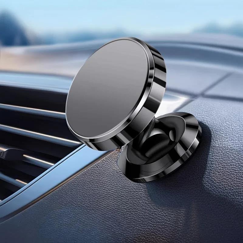 Supporto magnetico per auto per cellulare con adesivo per cruscotto(Silver)