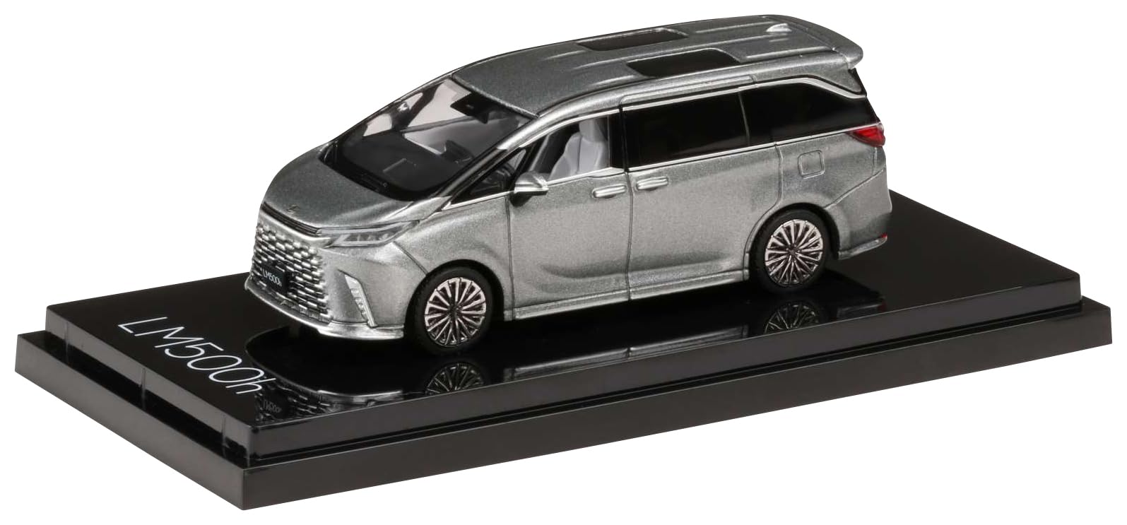 Lexus LM500h 1/64 modèle réduit de prestige Sonic Titanium 4 places LHD