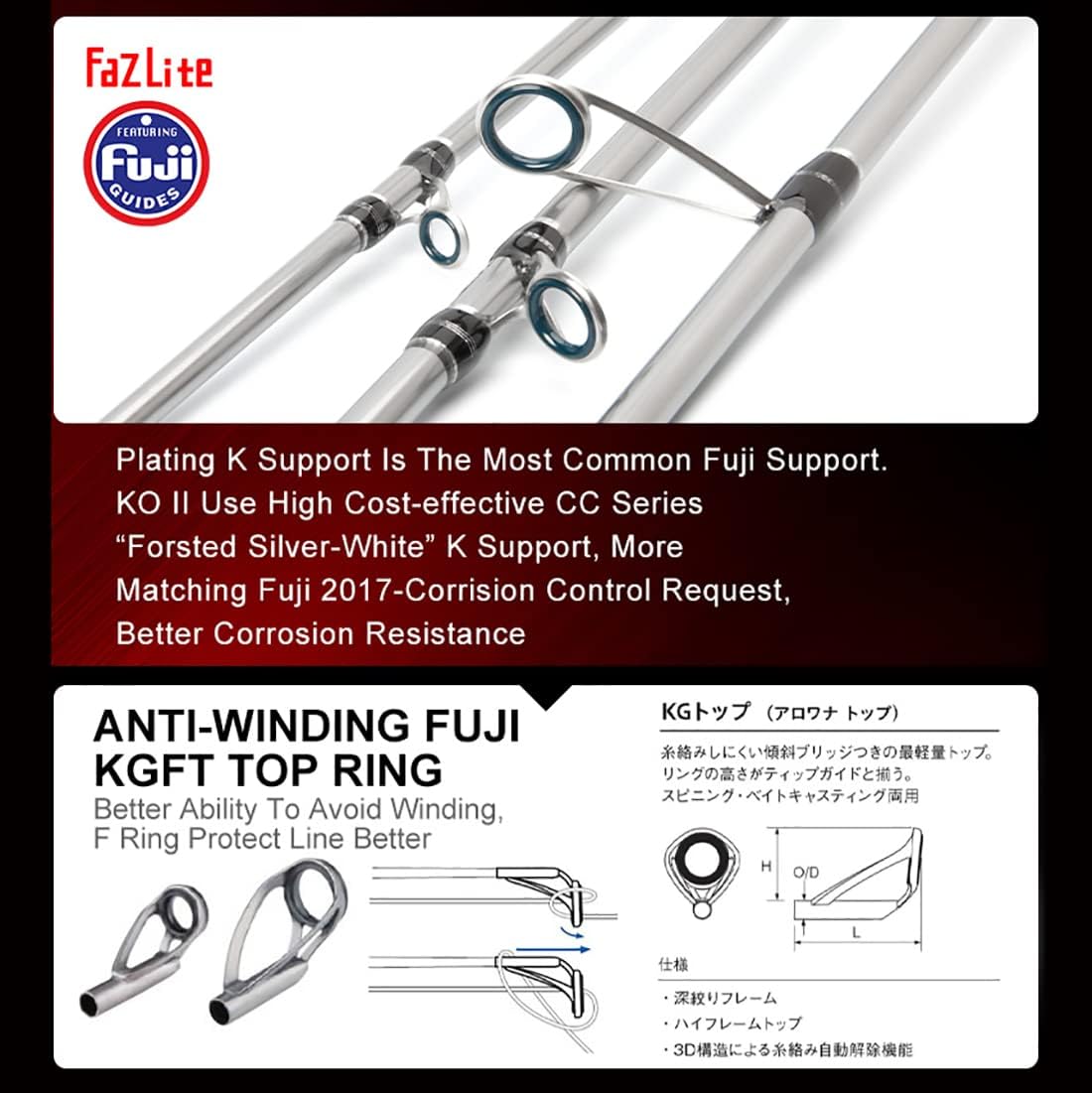 Kingdom Silver Needle Fishing Rods Ultralight Fast Spinning Rod 2 Section UL L ML M MH Fuji Ring Carbon Casting Travel Rod